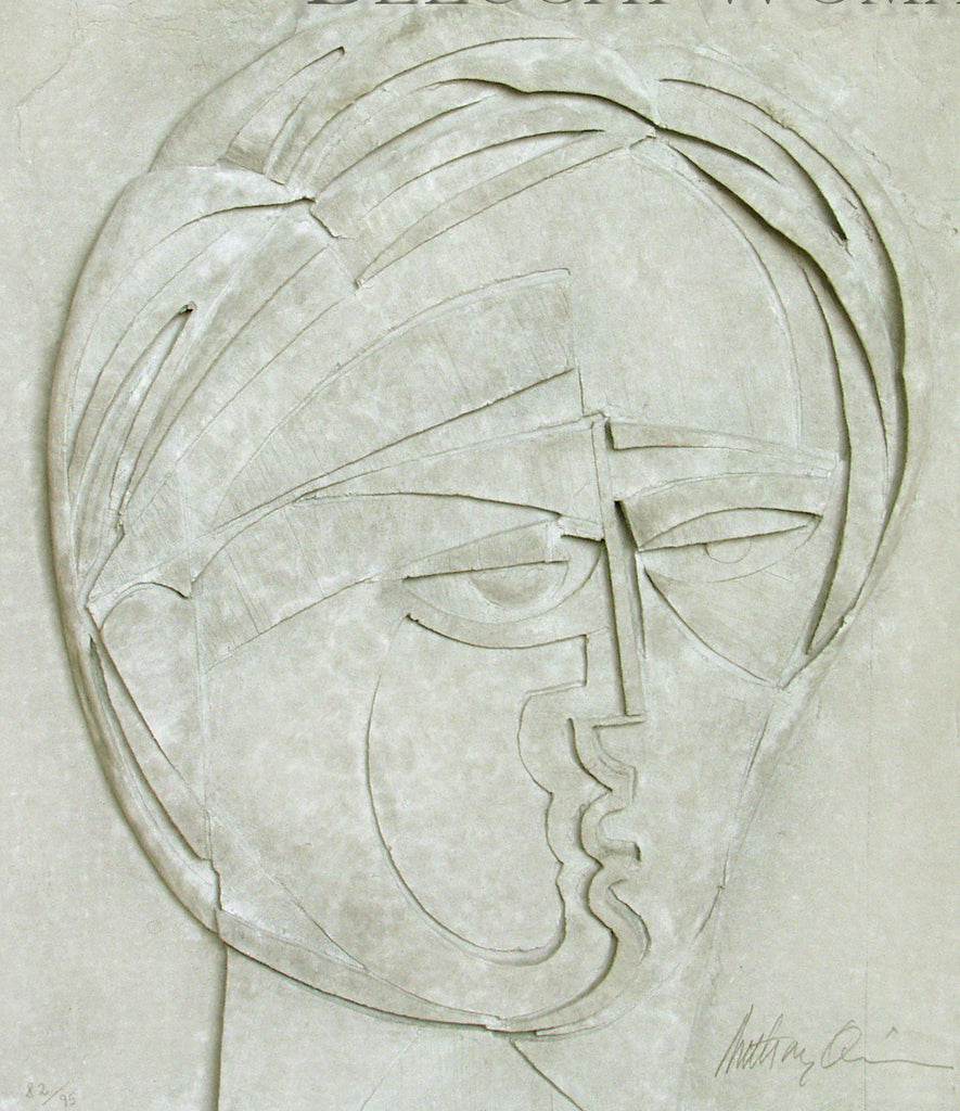 Beluchi Woman, Vellum Relief, 1986