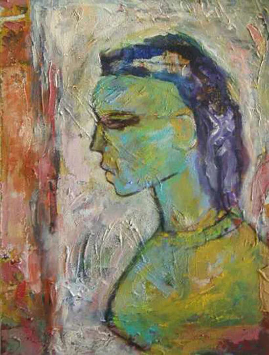 Soldadera, c. 1975 / 1990 Oil on Panel 49 3/4 x 37 1/2 x 2 in (126.4 x 95.3 x 5.1 cm) AQ2004.254