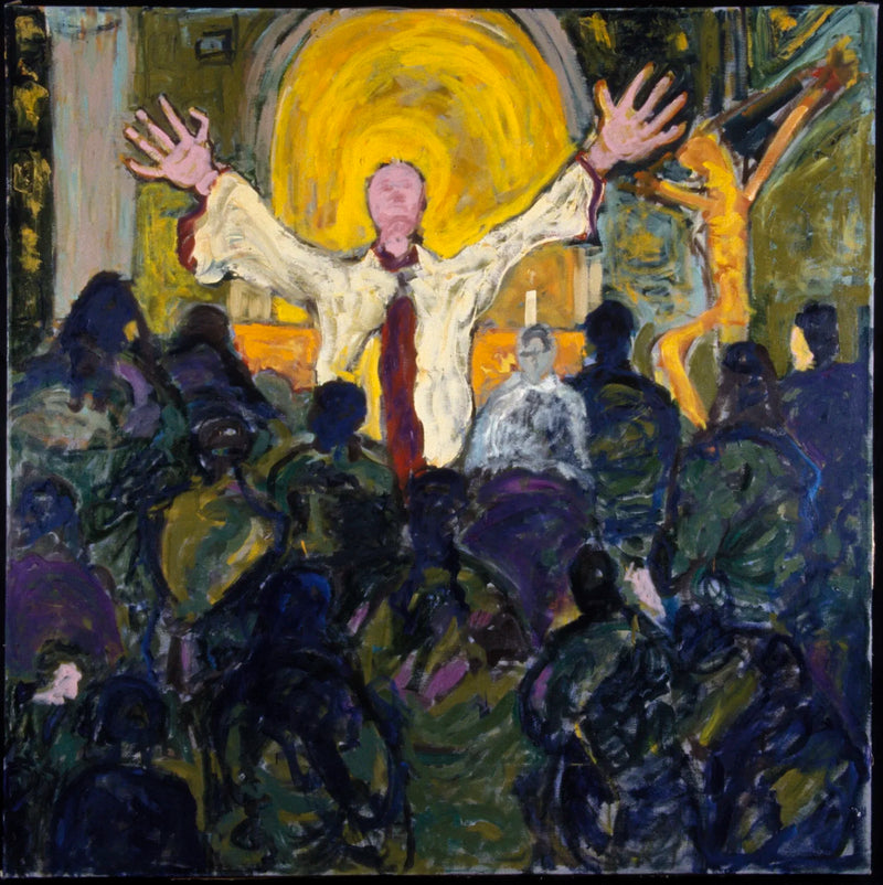 Promises - Religious, 1975-1995, Oil on canvas, 80 x 80 in (203.2 x 203.2 cm) AQ2004.319