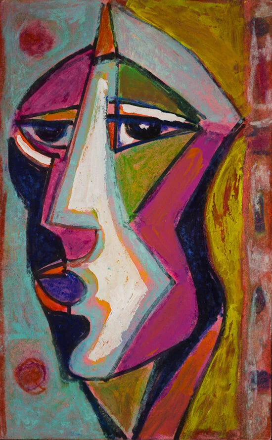 Love My Own, Oil on Panel, 39 1/2 x 40 1/2 in (100.3 x 102.9 cm) AQ2004.761