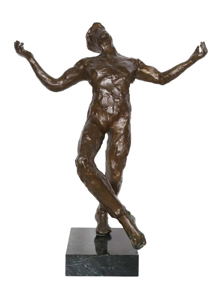 Song of Zorba, 1984, Bronze with black patina, H 24 in. x W 20 in. x D 9 in. (H 60.96 cm x W 50.8 cm x D 22.86 cm) (AQ2004.85.1)