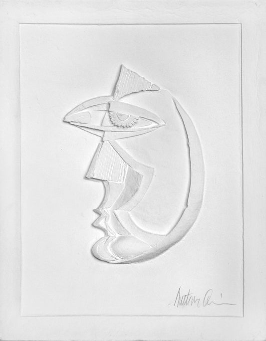 Dream Girl (White), Vellum Relief, 1986